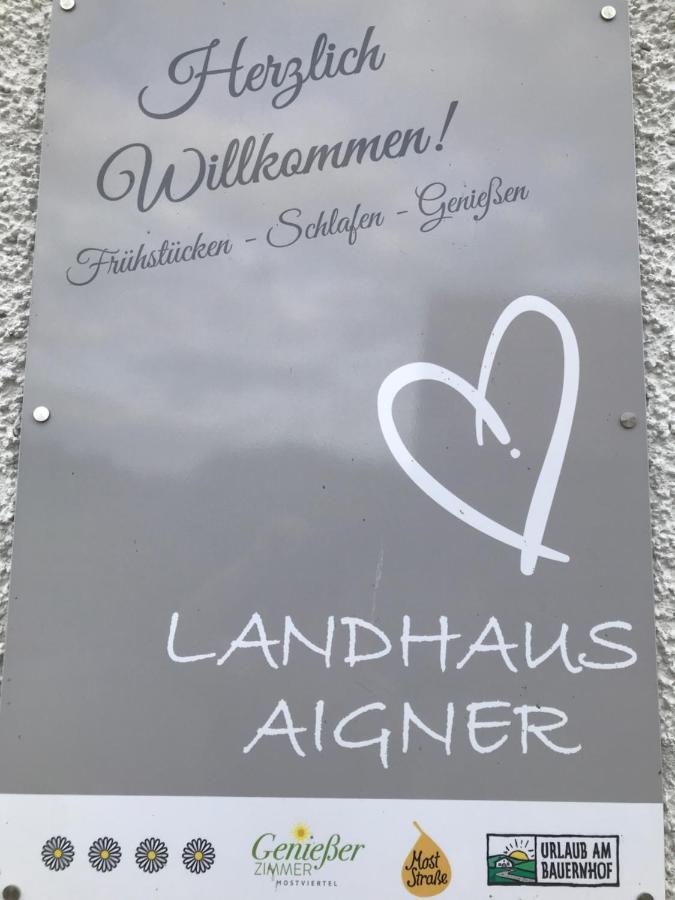 Landhaus Aigner Allhartsberg Екстериор снимка
